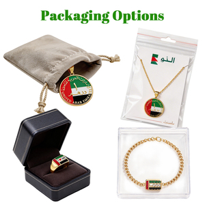 Collares y Pulseras Personalizados con Mapa de los Emiratos Árabes Unidos, Joyería de Aleación Metálica para Turismo, Accesorios Culturales de Oriente Medio, Fábrica Certificada para Grandes Marcas - Product Image 6
