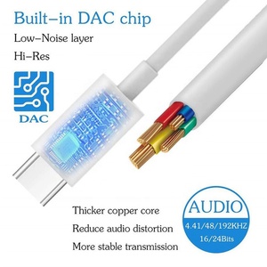 <span class=keywords><strong>USB</strong></span> C <span class=keywords><strong>a</strong></span> de auriculares de 3,5mm <span class=keywords><strong>adaptador</strong></span> AUX de tipo C <span class=keywords><strong>Jack</strong></span> auriculares de <span class=keywords><strong>Cable</strong></span> de Audio - Product Image 4