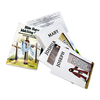 Fabricant de cartes à jouer personnalisées par stratification brillante Jeu de cartes d'affirmation de cartes d'éducation personnalisé avec instructions