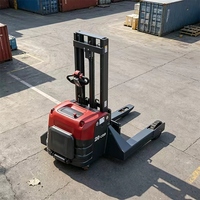 Chariot élévateur électrique 3M tout-terrain robuste de 2 tonnes pour levage, empilage et manutention