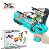 Juguete de Avión Planeador Electrónico de Plástico PP con Munición Suave, Creativo y Popular para Niños, Venta al por Mayor de Fábrica