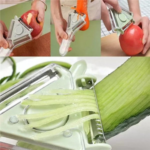 Hot Selling New <b>Products</b> Multifunctional 3 in 1 <b>Vegetable</b> Peeler Versatile Kitchen Peeler - Product Image 5