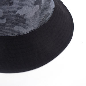 Chapeau Bob Unisexe en Coton Noir Personnalisé, Tendance Printemps-Été, Protection Solaire, Anti-Vent avec Cordon, Prêt pour la Pêche et les Fêtes, 3D - Product Image 4