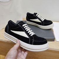 Baskets décontractées unisexes en cuir véritable à semelle souple, à lacets, respirantes, de haute qualité, de marque de luxe