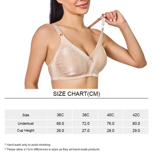 <span class=keywords><strong>Reggiseno</strong></span> Promozionale Sexy all'Ingrosso per Donne, Taglie Grandi, Comodo, Senza Ferretto, con Spalline Larghe, <span class=keywords><strong>Non</strong></span> <span class=keywords><strong>Imbottito</strong></span>, Copertura Totale, Plus Size - Product Image 6