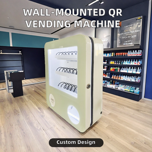 ماكينة بيع رموز QR صغيرة ، معدنية 3 مختارة ، تُثبت على الحائط ، تقبل العملات المعدنية والرموز المميزة - Product Image 2