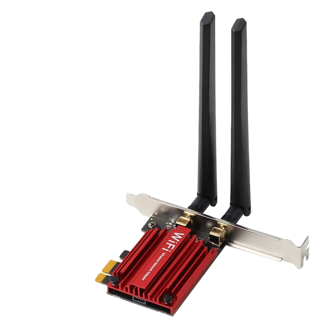 PCI-E USB AX650 NGW WiFi 6 Wireless Adapter 2.4Ghz/5Ghz External Desktop 650Mbps for Interface in Stock