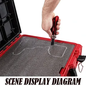 <span class=keywords><strong>Milwaukee</strong></span> 48-22-8450 PACKOUT Caja de Almacenamiento de Herramientas Resistente con Espuma Protectora <span class=keywords><strong>para</strong></span> Piezas de Repuesto y Herramientas Eléctricas - Product Image 6