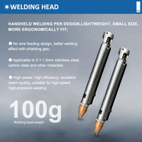 300W/600W QCW Vezellaser Puntlasapparaat 2-in-1 Handheld 12kg Mini Draagbare RVS Aluminium Metaal Las- en Snijmachine