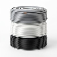 Câble électrique BV 16 mm, monoconducteur, isolation PVC, conducteur en cuivre massif pour l'alimentation électrique, le chauffage, les bâtiments et l'industrie