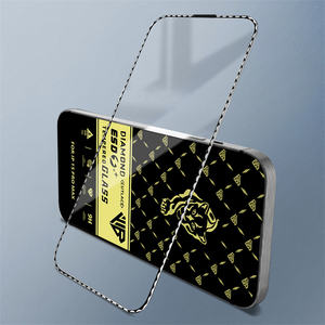 Pour <span class=keywords><strong>OnePlus</strong></span> 10T/10R/<span class=keywords><strong>8T</strong></span>/Nord CE 0.4mm épaisseur haute aluminium antistatique Film trempé protecteur d'écran en verre trempé - Product Image 2