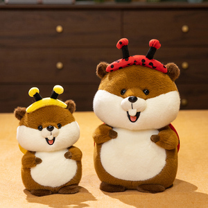 Nuovi Giocattoli di Peluche Trasformabili a Forma di Marmotte, Coccinelle e Api, Bambole Super Morbide, Regali di Compleanno per Bambini - Product Image 2