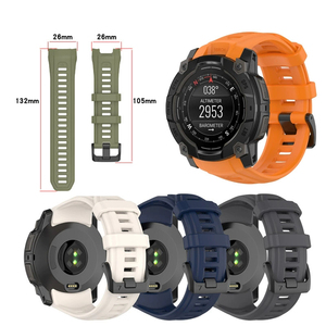 <span class=keywords><strong>Correa</strong></span> de <span class=keywords><strong>reloj</strong></span> de silicona deportiva resistente de repuesto tipo original para <span class=keywords><strong>reloj</strong></span> Garmin Instinct 3 - Product Image 1