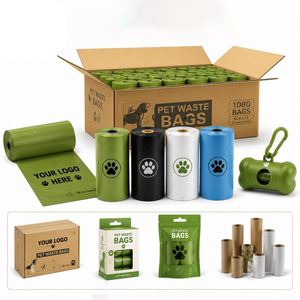 Bolsas de Plástico Ecológicas Personalizadas para Excremento de Perro, a Prueba de Fugas, Fáciles de Rasgar, Rollos de Bolsas para Desechos de Mascotas al por Mayor - Product Image 1