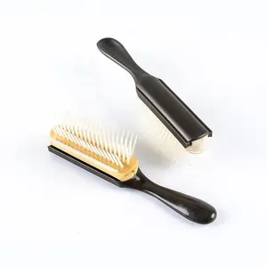 Luxe plastic denman hair brush for curly hair denman brush soft denman detangling brush