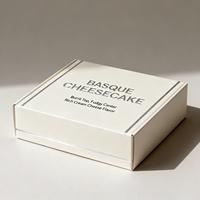 Boîte d'emballage pour biscuits et gâteaux en carton ondulé blanc, impression UV argentée personnalisée, haute qualité, durable, impression avion
