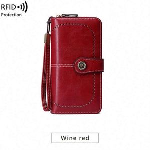 Muestra gratuita 2023, nuevo tarjetero con bloqueo RFID, cartera tipo clutch para mujer, último modelo de bolso para dama - Product Image 3