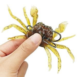 Newbility OEM Esca da <span class=keywords><strong>Pesca</strong></span> Morbida in Silicone a Forma di Granchio Artificiale 13cm 33.5g <span class=keywords><strong>con</strong></span> Amo - Product Image 4