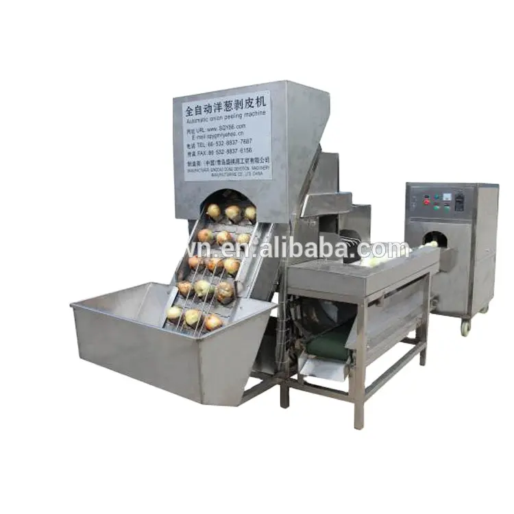 2022 Most popular !!! Industrial fully automatic attractive price onion peeler / onion peeling machine