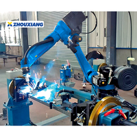 Nuevo Brazo Robótico Industrial para Producción Automotriz, Robot de Soldadura MIG con Viga en H
