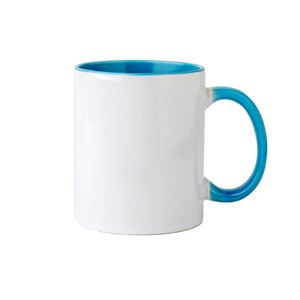 Design Minimalist Aesthetic Large Vintage Turquoise Color Double Wall Custom <b>Mug</b> Ceramic for Drink - Product Image 4