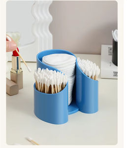 Soporte para Discos de Algodón, Dispensador de Hilo Dental, Organizador de Almacenamiento para Discos de Algodón, Vasos de Papel y Hilo Dental para Baño - Product Image 2