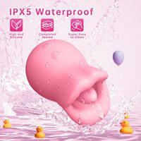 3 IN1 Silikon Sexspielzeug für Erwachsene für Frauen Rose Vibrator 10 Modi Lecken Beißen Anal Klitoris Nippel Vibrieren für weibliche männliche Paare
