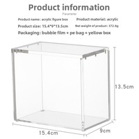 Boîte de présentation en acrylique pour Elite Trainer Box (ETB) et Ultra Premium Collection (UPC) TCG, anti-poussière, empilable, avec séparateurs modernes