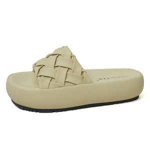 Sandales plates montantes pour femmes avec talon asymétrique, chaussures de marche d'été pour l'extérieur, antidérapantes, prêtes pour la plage et les dunes - Product Image 2