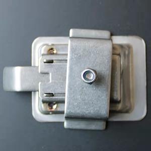 Marine noir Compression poignée serrures pagaie porte boîte à outils loquet en alliage de Zinc étanche levier affleurant porte fer matériel Carton - Product Image 4