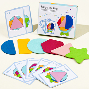 <span class=keywords><strong>Giochi</strong></span> Educativi Montessori per lo Sviluppo Logico, Attività Prescolare, Puzzle in <span class=keywords><strong>Legno</strong></span> Impilabili per Bambini - Product Image 2