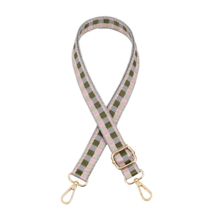 Sangle de remplacement réglable en tissu doux à carreaux de 2,5 cm pour sacs à bandoulière et sacs à main pour femmes - Product Image 6