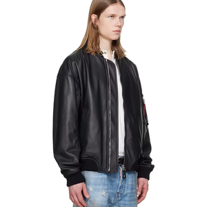 Custom Biker <b>Jacket</b> Fading High Quality HeavyWeight <b>Brown</b> <b>Leather</b> <b>Jacket</b> - Product Image 3