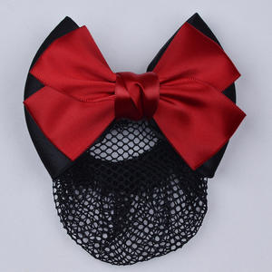 Pinza de pelo con lazo profesional <span class=keywords><strong>para</strong></span> mujer, decoración de lazo de encaje, cubierta de moño <span class=keywords><strong>para</strong></span> el pelo, pasadores, redecilla de red - Product Image 4