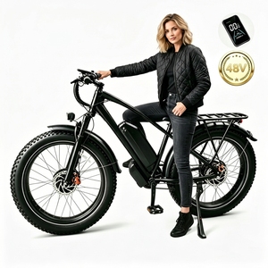 Bicicletta Elettrica da Montagna 750W a Doppia Trazione con Pneumatici Fat da 26 Pollici e Display LCD, E-Bike per Turismo, Servizio ODM Disponibile - Product Image 1