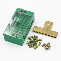 Bornier multi-entrées et multi-sorties Fil enfichable Boîte de jonction monophasée Splitter Brancher Zero Live Wire Wiring Connector