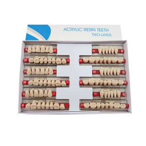 Dientes de Resina Acrílica para Toda la Boca, 28 Piezas/Juego, Dentadura Sintética Dental de Dos Capas - Product Image 4