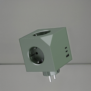 Trends Hitrends 6-in-1 PD20W Cube Adapter 6-Socket Cube Without Cable EU <b>Plug</b> Standard 3 <b>USB</b> a <b>C</b> Multi <b>Plug</b> Home Office Charging - Product Image 1