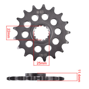 Pignon de chaîne avant de carburation forgé 520-17T nouvelles pièces de rechange de moto pour <span class=keywords><strong>KTM</strong></span> 620 Duke 640 <span class=keywords><strong>LC4</strong></span> Duke <span class=keywords><strong>690</strong></span> Rally <span class=keywords><strong>690</strong></span> SM 660SMC - Product Image 2