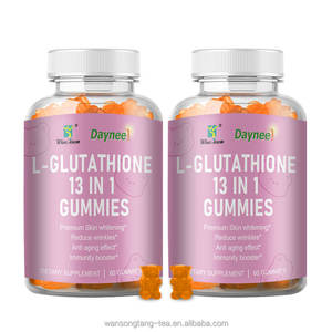 Fabrikant Groothandel OEM Private Label Biologische <span class=keywords><strong>L</strong></span>-glutathion Collageen Huidverlichtende Verhelderende Glutathionen 13-in-1 Gummies - Product Image 1