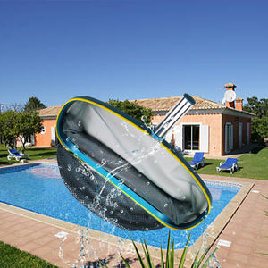 شبكة تجمع للجزيئات الدقيقة سهلة الاستخدام تنظيف حوض السباحة الأسود بي ورقة مقشدة بركة السباحة ورقة مقشدة - Product Image 3