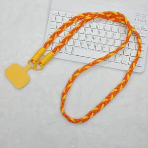 Yellow Purple <b>Braided</b> Lanyard Phone Strap Thick Durable Anti Loss Crossbody Mobile <b>Accessory</b> - Product Image 2