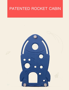 Multi-Fungsional Roket TK Dalam Ruangan Plastik Set Mainan <span class=keywords><strong>Slide</strong></span> - Product Image 5