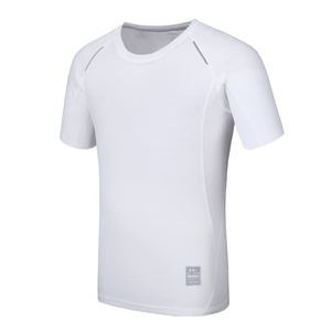 เสื้อยืดกีฬาแห้งเร็วผสมเงิน ยูนิเซ็กซ์ 140GSM รุ่นยอดนิยม ทรงพื้นฐาน สำหรับออกกำลังกาย - Product Image 3
