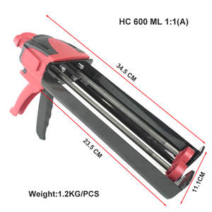 مسدس توزيع أداة توزيع خرطوشة لاصقة مكون مزدوج من DM ، - Product Image 6