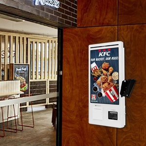 Fast Payment Reduce Queuing 23.8'' Wall-mounted Payment Kiosk With Cash Acceptor in Hospital Hotels - Product Image 6