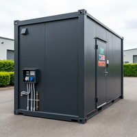 Conteneur maritime en acier modulaire moderne respirant de 20 pieds, bureau, pod mobile préfabriqué, construction, supermarché, salle de sport 1