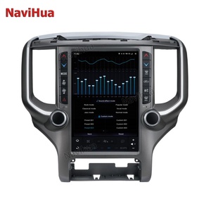 NaviHua Android 11 Car Radio Multimedia Vertical Screen Auto Head Unit GPS Navigation for 2014 Dodge Ram 1500 Tesla Style Radio - Product Image 3