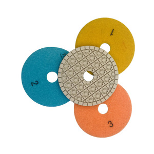 2023 đúng tỏa sáng hiệu quả cao đánh bóng cho đá granit đá cẩm thạch ES gạch móc vòng được hỗ trợ linh hoạt kim cương đánh bóng Pad OEM - Product Image 3