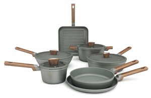 Werksdirektes Benutzerdefiniertes Antihaft-Kochgeschirr-Set für Küchenpfannen OEM PFOA/PFAS Kochtöpfe - Product Image 5